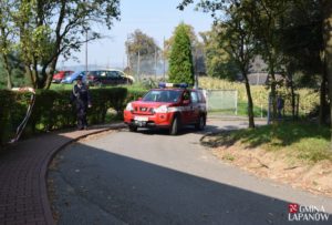 Ćwiczenia strażaków w Sobolowie