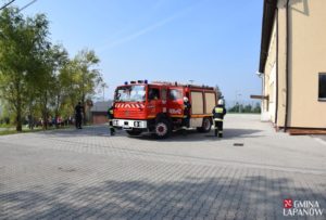 Ćwiczenia strażaków w Sobolowie