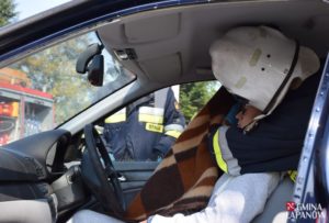 Ćwiczenia strażaków w Sobolowie