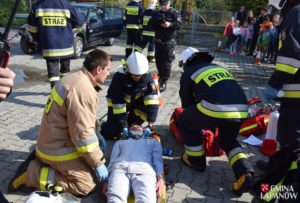 Ćwiczenia strażaków w Sobolowie