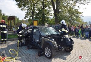Ćwiczenia strażaków w Sobolowie