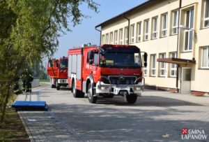 Ćwiczenia strażaków w Sobolowie