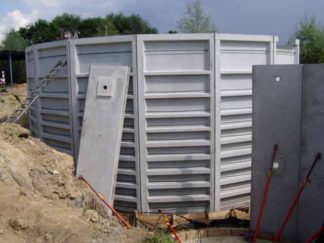 Roboty montażowe bioreaktora i zbiornika osadu nadmiernego