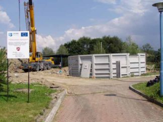 Roboty montażowe bioreaktora i zbiornika osadu nadmiernego