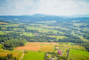 Zdjęcia z motolotni - Łapanów