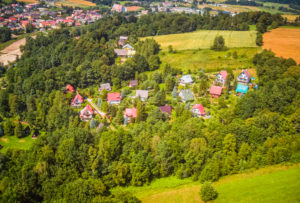 Zdjęcia z motolotni - Łapanów