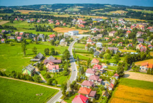 Zdjęcia z motolotni - Łapanów