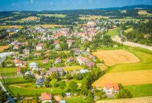 Zdjęcia z motolotni - Łapanów