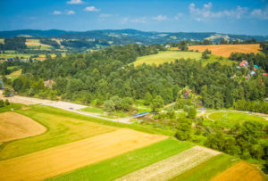 Zdjęcia z motolotni - Łapanów