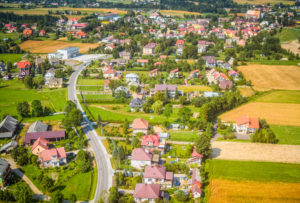 Zdjęcia z motolotni - Łapanów