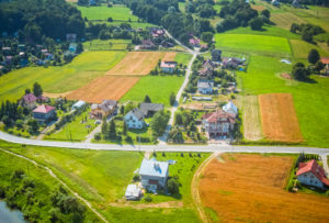 Zdjęcia z motolotni - Łapanów