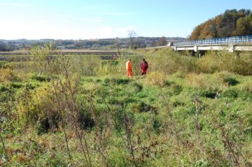 Zdjęcia wykonane podczas prac w dniu 22.10.2010 r. w miejscowości Cichawka (przewiert pod rzeką Stradomka)