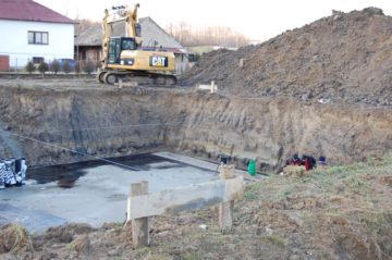 Zdjęcia wykonane podczas prac w dniu 23.01.2012 r. w miejscowości Grabie (zbiornik)