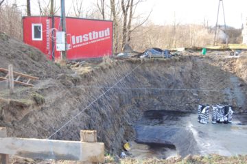 Zdjęcia wykonane podczas prac w dniu 23.01.2012 r. w miejscowości Grabie (zbiornik)