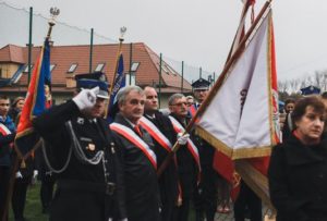 Święto Niepodległości - odsłonięcie pomnika w Grabiu