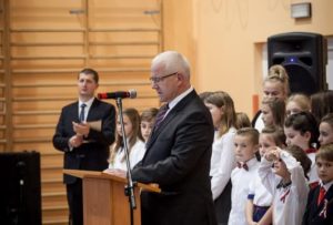 Święto Niepodległości - odsłonięcie pomnika w Grabiu