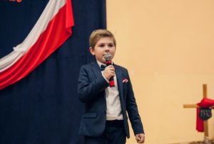 Święto Niepodległości - odsłonięcie pomnika w Grabiu