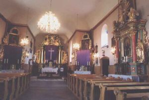 Kościół w Tarnawie - wnętrze 2