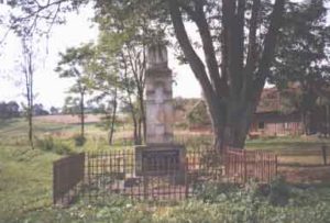 Łapanów- pomnik upamiętniający wydarzenia z 1932 r.